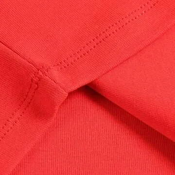 Artfish Women's Basic Teen Tee Workout Crewneck Short Sleeve Slim Fitted Casual Crop Top Valentines Day Bright Red M