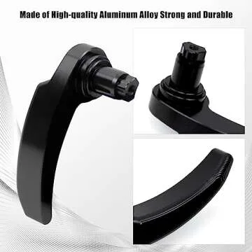 Sporacingrts Black Saddlebag Latch Kit Saddle Bag Lifter Compatible with Harley Davidson 2014-2022 2023 Street Glide Road King Special Road Glide Special Ultra Limited with Hard Bag