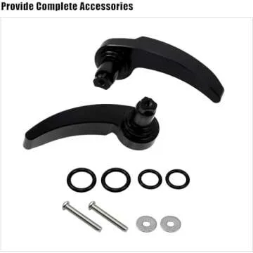 Sporacingrts Black Saddlebag Latch Kit Saddle Bag Lifter Compatible with Harley Davidson 2014-2022 2023 Street Glide Road King Special Road Glide Special Ultra Limited with Hard Bag