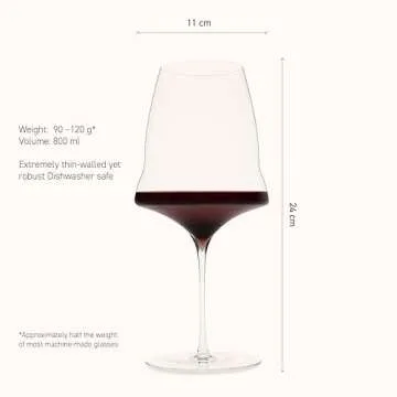 Josephinenhütte JOSEPHINE No 3 Handcrafted Wine Glasses