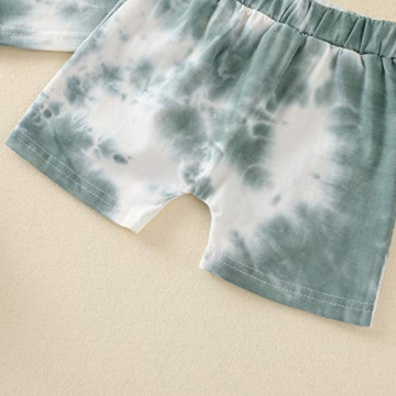 Aruzig Toddler Baby Boys Tie-Dye Summer Outfit Set 6-24 Months