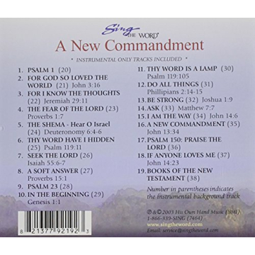 Sing the Word A New Commandment Inspiring Kids Music