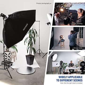 NEEWER 7.2ft Air Cushioned Light Stand for Photography