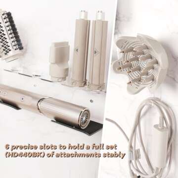 Acrylic Wall Mount Organizer for Shark FlexStyle Accessories