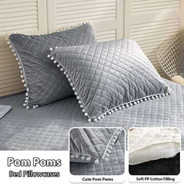 LIFEREVO Luxury Plush Shaggy Duvet Cover Set, Ultra Soft Velvet Fluffy Furry Duvet Cover Set (1 Faux...