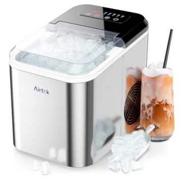 High-Efficiency Countertop Ice Maker - 28LBs/24H with Self-Cleaning