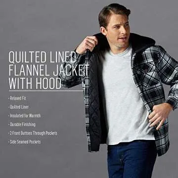 Warm Wrangler Authentics Flannel Shirt for Men