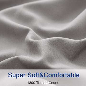 SONORO KATE Queen Size Microfiber Luxury Bed Sheets