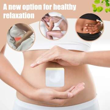 20Pcs Castor Oil Belly Button Patches for Wellness