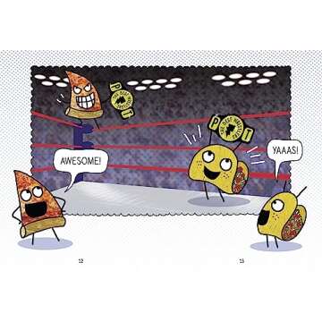 Pizza and Taco: Wrestling Mania! - A Fun Graphic Novel for Kids