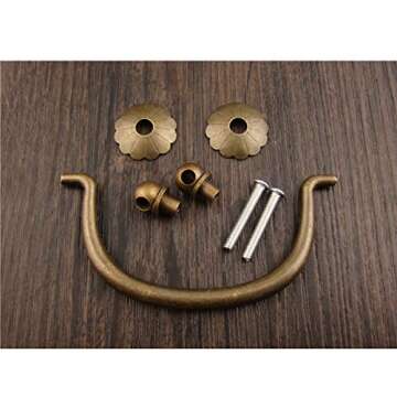 Vintage Brass Drawer Pulls for Cabinets - Elegant Design
