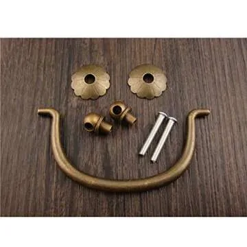 Vintage Brass Drawer Pulls for Cabinets - Elegant Design