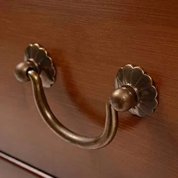 Vintage Brass Drawer Pulls for Cabinets - Elegant Design