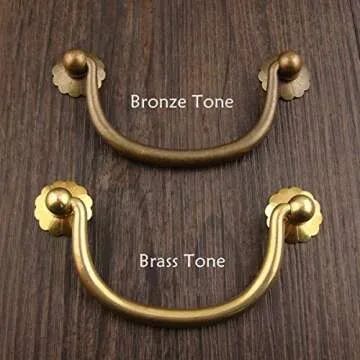 Vintage Brass Drawer Pulls for Cabinets - Elegant Design