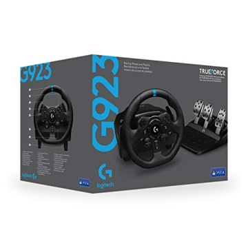 Logitech G923 Racing Wheel, TRUEFORCE Feedback, Dual Clutch Control