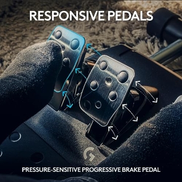 Logitech G923 Racing Wheel, TRUEFORCE Feedback, Dual Clutch Control