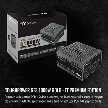 Thermaltake Toughpower GF3 1000W Power Supply with 80+ Gold
