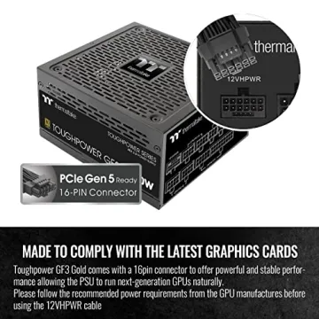 Thermaltake Toughpower GF3 1000W Power Supply with 80+ Gold