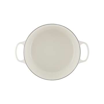 Le Creuset Enameled Cast Iron Signature Round Dutch Oven, 9 qt., White