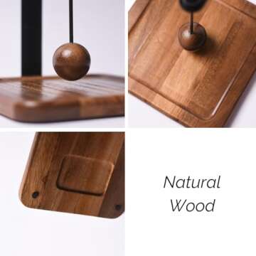 KAVYDECO Wood Napkin Holders for Stylish Dining
