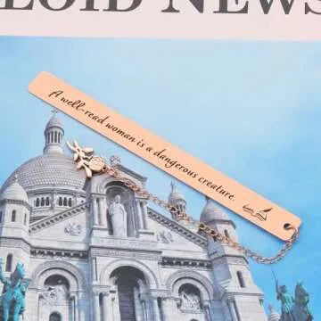 Easter Basket Essentials for Teenager Boys Girls Book Marks for Reading Women Birthday Valentine Gift for Wife Female Friends Teen Girls Women's History Month Gift Book Club Gift for Her Rose Bookmark