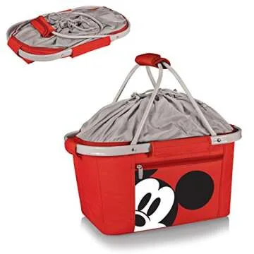 ONIVA - a Picnic Time brand - Disney Mickey Mouse Metro Shopping Basket, Insulated Picnic Basket, Co...