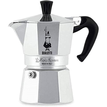 Bialetti Moka Express: Iconic Stovetop Espresso Maker, Makes Real Italian Coffee, Moka Pot 1 Cup (2 ...