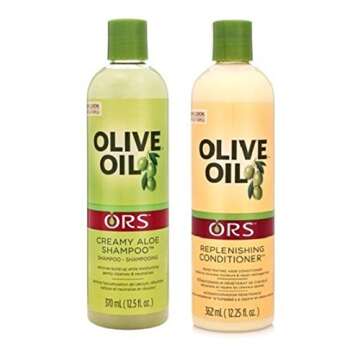 ORS Olive Oil Creamy Aloe Shampoo and Replenishing Conditioner