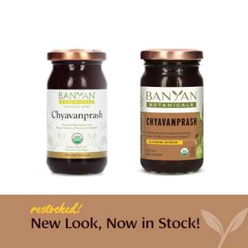 Banyan Botanicals Chyavanprash – Organic Ayurvedic Herbal Jam with Raw Honey, Amla & Ashwagandha ?...