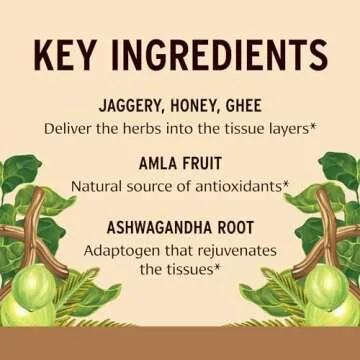 Banyan Botanicals Chyavanprash – Organic Ayurvedic Herbal Jam with Raw Honey, Amla & Ashwagandha – Vitalizing Superfood Immune Support Supplement* – 9.4 oz – Non GMO Sustainably Sourced Gluten Free