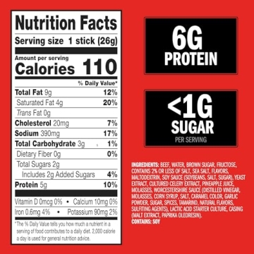 Jack Link's Beef Sticks - 100% Beef Protein Snacks