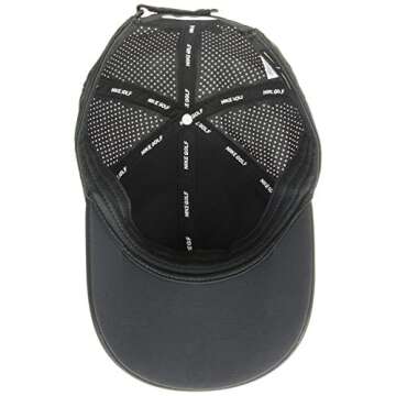 NIKE Women's AeroBill Legacy 91 Perforated Cap, Black/Anthracite/White, One Size