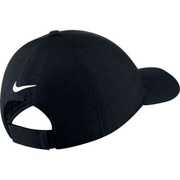 NIKE Women's AeroBill Legacy 91 Perforated Cap, Black/Anthracite/White, One Size
