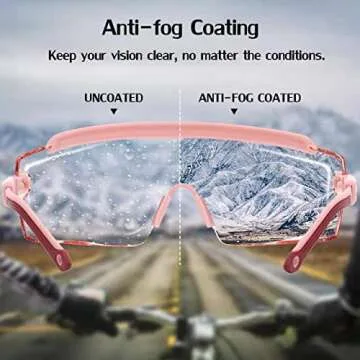 UKNOW Safety Goggles Over Glasses, Safety Glasses Anti Fog Wraparound Eye Protection, Protective Eyewear ANSI Z87.1