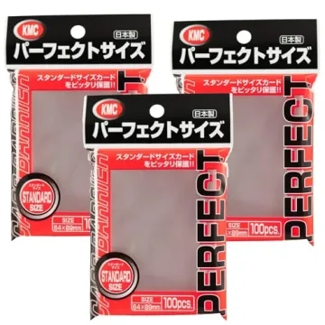 KMC 100 Pochettes Clear Card Sleeves for Collectors
