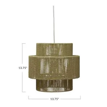 Bloomingville Fiber String Lamp, Stylish and Eco-Friendly