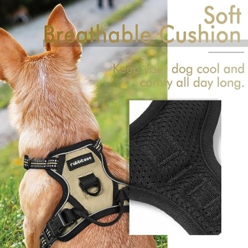 No-Pull Dog Harness - Adjustable Soft Vest for Small Dogs