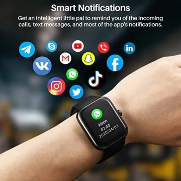 TOZO S2 44mm Smart Watch Fitness Tracker with Alexa