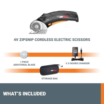 Cordless Electric Scissors for Cardboard & Fabric
