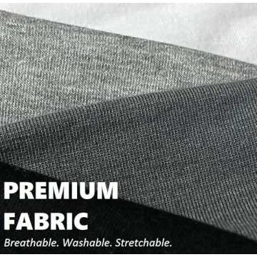 TERSE Headbands for Women, 4 inches Wide, Non Slip Women's Hair Bands, Stretchy Sweat Bands, Hair Accessories for Yoga Workout Every Day Basic Fashion, Black, White, Grey