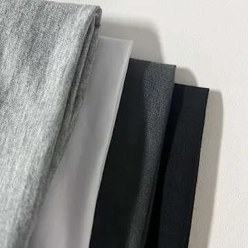 TERSE Headbands for Women, 4 inches Wide, Non Slip Women's Hair Bands, Stretchy Sweat Bands, Hair Accessories for Yoga Workout Every Day Basic Fashion, Black, White, Grey