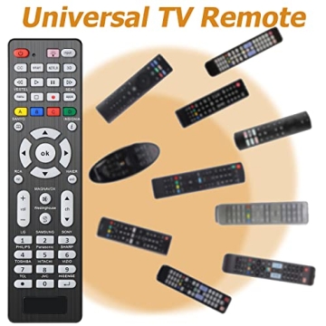 2 PCS Universal TV Remote Control with Light-Up-Button Compatible with LG, Samsung, Philips, Panasonic, Sharp TCL, Vizio, Sony, Sanyo, Toshiba, Insignia, Hisense, JVC, RCA Brands LCD LED 3D TV Remote
