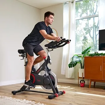Sunny Health Fitness Smart Indoor Cycling Bike with SunnyFit App
