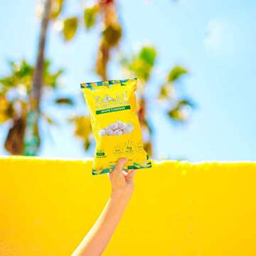 Taali White Cheddar Water Lily Pops 10-Pack - Healthy Crunchy Snacks