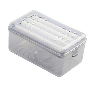 Multifunctional Soap Box, Foaming Soap Dispenser with Roller and Drain Holes, Bar Soap Holder for Ho...