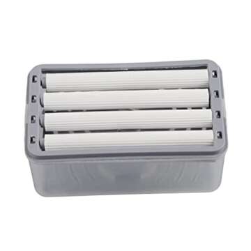 Versatile Multifunctional Soap Box with Roller and Drain Holes