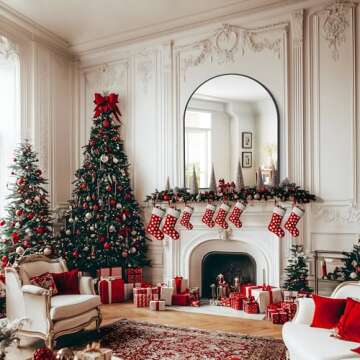 FORBATH Arched Mirror: Elegant 32x40 Inch Design