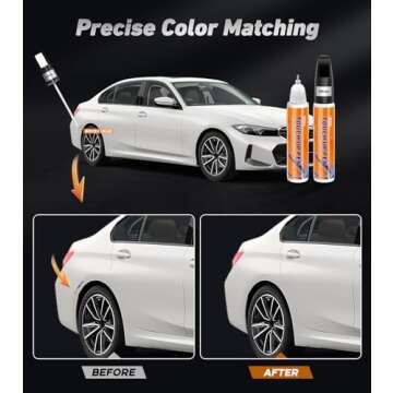 Pocartiffic Car Scratch Repair, White Car Paint Touch up, Premium Car Scratch Remover for Deep Scrat...
