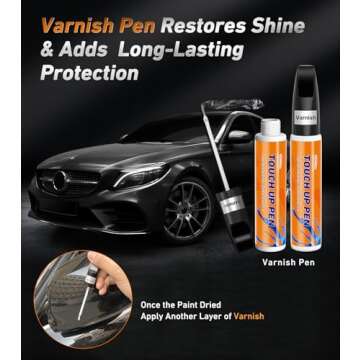 Pocartiffic Car Scratch Repair, White Car Paint Touch up, Premium Car Scratch Remover for Deep Scratches, Precise Automotive Paint Color Matching (White)