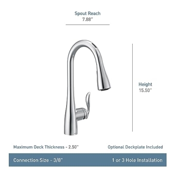 Moen Arbor Touchless Kitchen Faucet with Voice Control